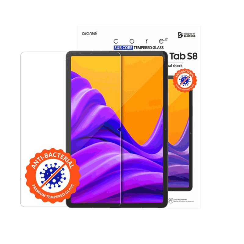 Araree Sub Core Glass For Samsung Tab S9/S8/S7 - Clear - Tashqila Araree Sub Core Glass For Samsung Tab S9/S8/S7 - Clear - Tashqila